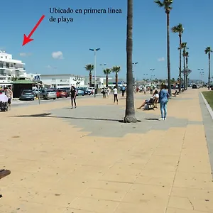 Apartamento Piso En Conil, 1º Linea De Playa Con Wifi Gratis, Conil De La Frontera